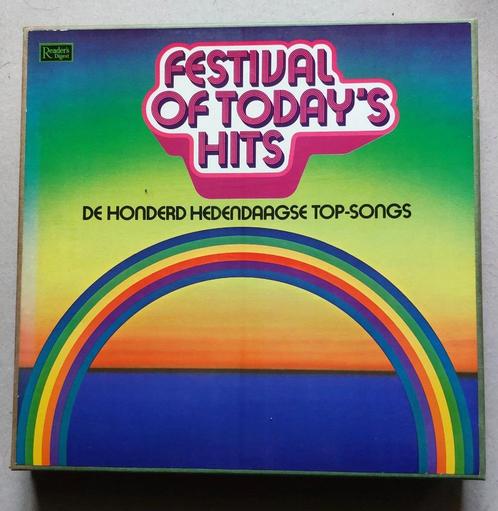 Various – Festival Of Today's Hits, De Honderd Hedendaagse T, CD & DVD, Vinyles | Compilations, Pop, 12 pouces, Enlèvement ou Envoi