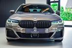 BMW 530e PHEV M-Sport 01/2021 - LASER -PANO - HUD - ACC, Auto's, Automaat, Achterwielaandrijving, Euro 6, Leder
