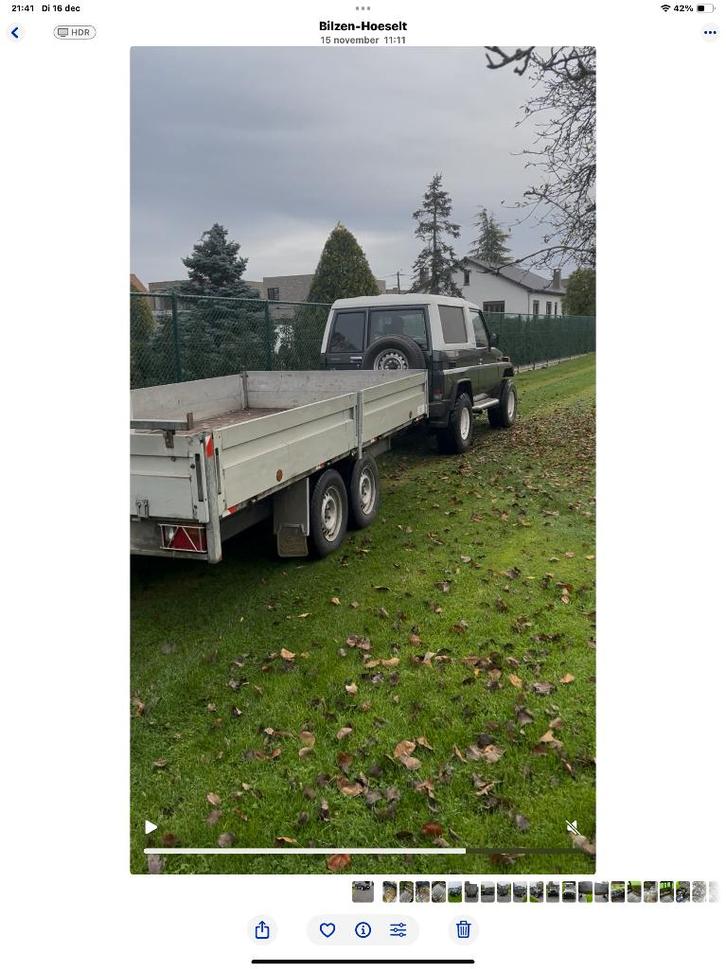 Kipremork Weytens 2,7 T, Autos : Divers, Remorques, Utilisé, Enlèvement