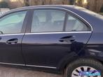 MERCEDES C KLASSE W204 Blauw C359 links achter deur 2007-201, Auto-onderdelen, Ophalen of Verzenden, Gebruikt, Mercedes-Benz, Deur