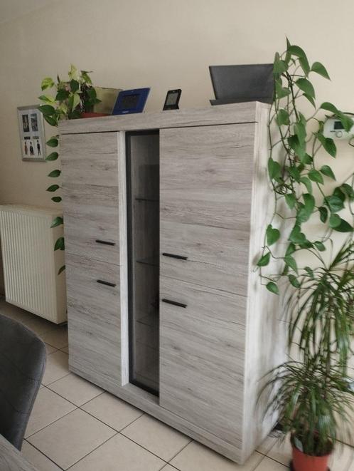 EETKAMER + TV MEUBEL, Huis en Inrichting, Complete eetkamers, Zo goed als nieuw, 4 tot 6 stoelen, Ophalen
