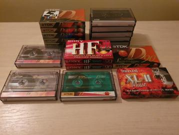 Lot van 17 nieuwe k7 audio virgin 90 min vintage beschikbaar voor biedingen