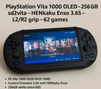 PlayStation Vita 1000 OLED — 256 Go — HenKaku Enso 3.65, Consoles de jeu & Jeux vidéo, Enlèvement ou Envoi, Comme neuf