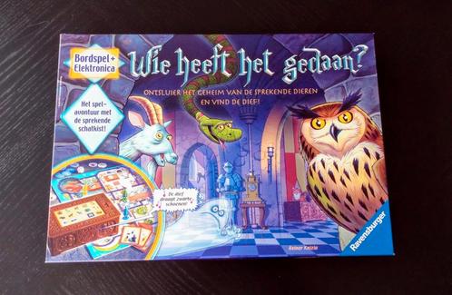 Spel: Wie heeft het gedaan?, Hobby & Loisirs créatifs, Jeux de société | Jeux de plateau, Comme neuf, Enlèvement