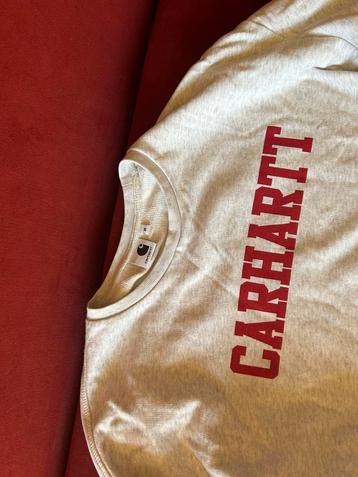 Carhartt W’ College Sweat grijs/rood M beschikbaar voor biedingen