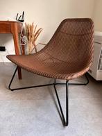Lounge stoel - fauteuil, Ophalen, Riet of Rotan, Zo goed als nieuw, 75 tot 100 cm