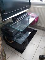 Gratis glazen tv tafel, Huis en Inrichting, Ophalen of Verzenden, Gebruikt