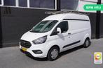 Ford Transit Custom 2.0 TDCI 130PK L2H2 EURO 6 - Airco - Nav, Auto's, Parkeersensor, 211 g/km, Wit, Bedrijf