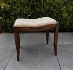 Vintage: elegante, gestoffeerde hocker / voetbank, Ophalen