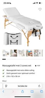 Massage tafel tectake 3 zones + draagtas, Sport en Fitness, Massageproducten, Ophalen, Zo goed als nieuw