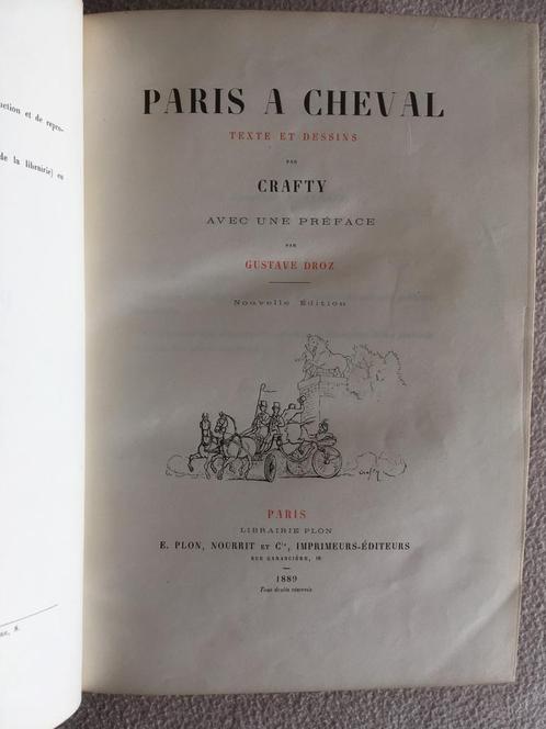Paris à cheval, Antiquités & Art, Antiquités | Livres & Manuscrits