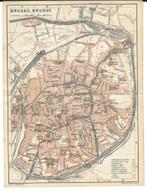 1910 - Brugge stadsplan, Antiek en Kunst, Kunst | Etsen en Gravures, Verzenden