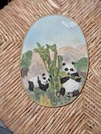 Klein wandframe „Panda-maaltijd met bamboe”, Ophalen of Verzenden