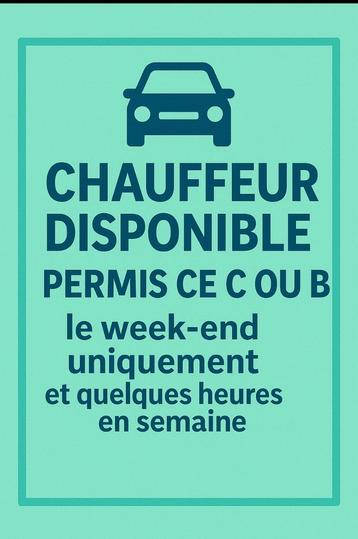 Je recherche job chauffeur