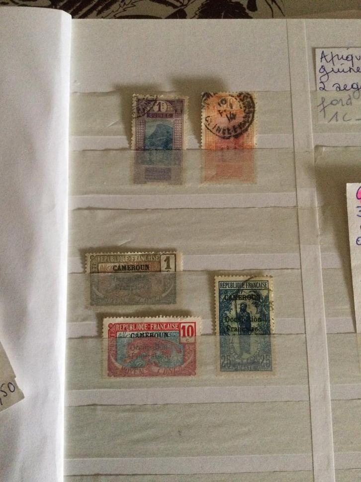 Oude postzegels Afrika kolonies, Postzegels en Munten, Postzegels | Afrika, Guinee, Ophalen