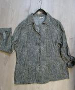 Kreymborg hemd blouse lange mouw , donkergroen kleine ruitje, Kreymborg, Groen, Maat 42/44 (L), Ophalen of Verzenden