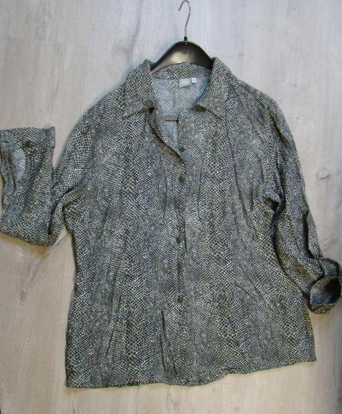 Kreymborg hemd blouse lange mouw , donkergroen kleine ruitje, Kleding | Dames, Blouses en Tunieken, Zo goed als nieuw, Maat 42/44 (L)