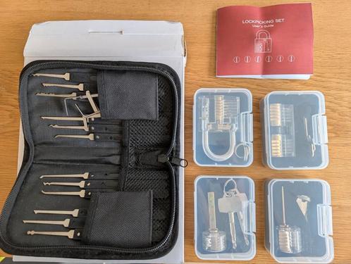 Lockpicking set, Hobby en Vrije tijd, Denksport en Puzzels, Zo goed als nieuw, Ophalen of Verzenden