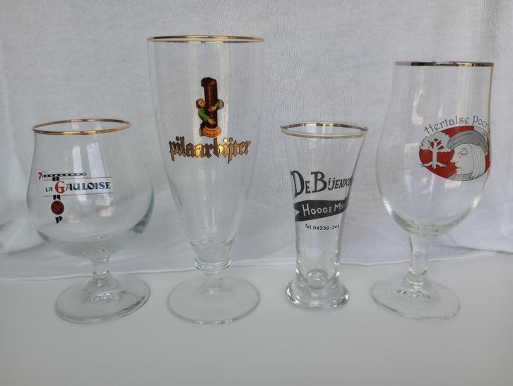 Bijenkorf / Gauloise / Pilaarbijter / Hertalse Poorter, Verzamelen, Biermerken, Nieuw, Glas of Glazen, Overige merken, Ophalen of Verzenden