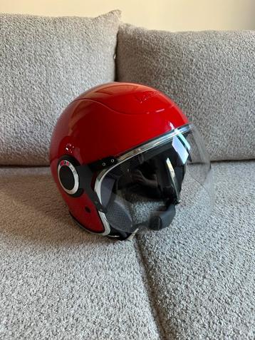 Vespa Jet helm VJ rood LARGE, Jethelm, Dames, L, Tweedehands