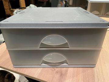 opbergbak/ box met 2 lades, Enlèvement ou Envoi
