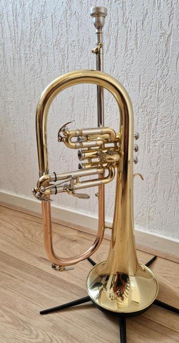 Bugle comme neuf, Musique & Instruments, Instruments à vent | Trompettes, Enlèvement ou Envoi, Comme neuf, Trompette en si bémol