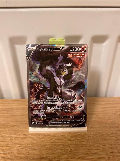 Single Strike Urshifu V Full Art 151/163 - Pokemon Kaart, Hobby en Vrije tijd, Verzamelkaartspellen | Pokémon, Nieuw, Losse kaart