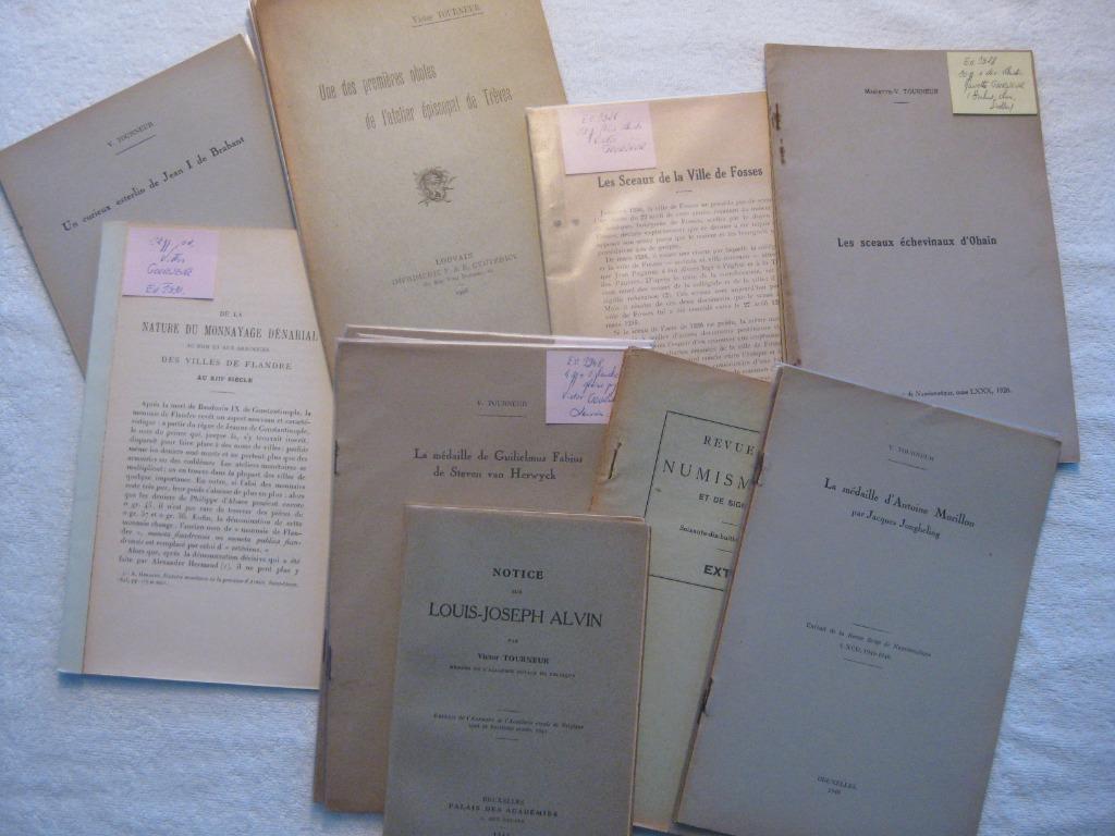 Numismatique belge – époux Tourneur - EO entre 1908 et 1960, Collections, Collections Autre, Utilisé, Enlèvement ou Envoi