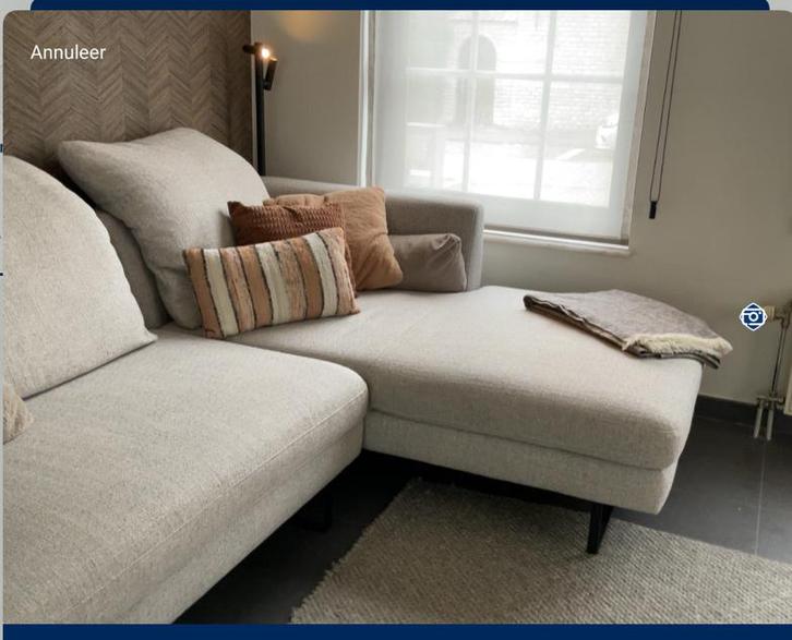 Hoekzetel merk Moome cremebeige,grijs Topdeal, Immo, Appartementen en Studio's te huur, Provincie Vlaams-Brabant