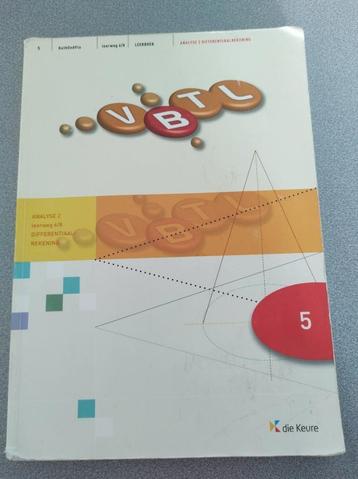 Wiskundeboek VBTL Analyse 2 Differentiaalrekening, Enlèvement ou Envoi, Die keure, Utilisé, Secondaire