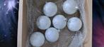 witte kerstballen, Diversen, Ophalen, Gebruikt