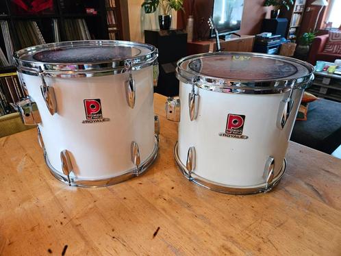 Premier Royale powertoms 13" & 14" 1980's, Muziek en Instrumenten, Drumstellen en Slagwerk, Zo goed als nieuw, Premier, Ophalen of Verzenden