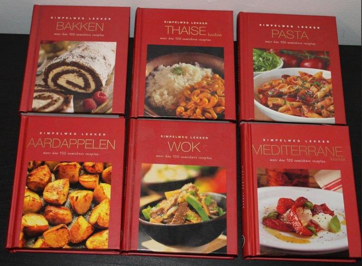 18 DELEN uit de serie SIMPELWEG LEKKER, Livres, Livres de cuisine, Comme neuf, Enlèvement ou Envoi