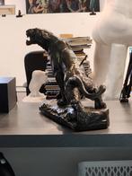 Bronzen beeld luipaard panter, Antiquités & Art, Enlèvement ou Envoi