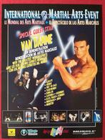 JEAN-CLAUDE VAN DAMME - AFFICHETTE ORIGINALE - 30/40 CM, Comme neuf, Cinéma et TV, Enlèvement ou Envoi, Rectangulaire vertical