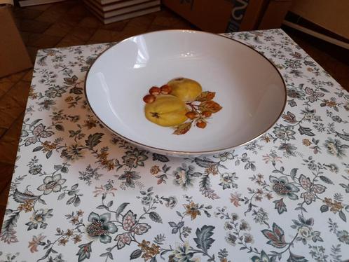 Plat profond Allemand avec motif de fruit Arsberg, bon état, Antiquités & Art, Antiquités | Porcelaine, Enlèvement