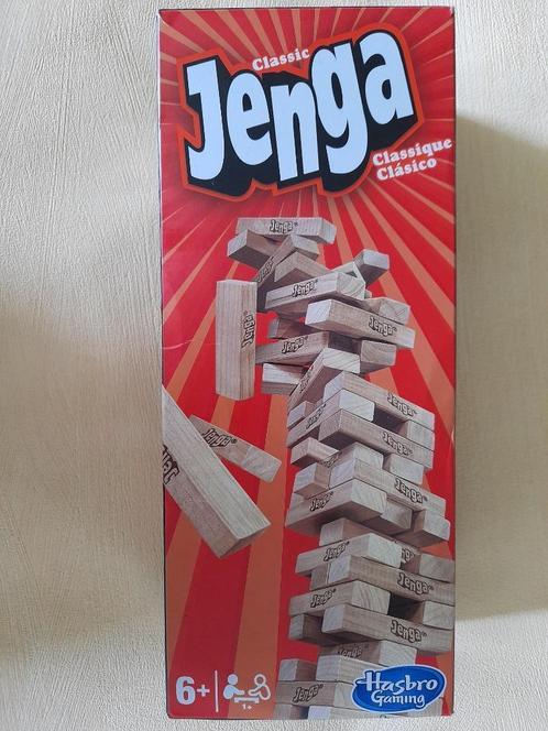 Jeu : « JENGA » [Avec tous les 54 cubes en bois ! !], Hobby & Loisirs créatifs, Jeux de société | Autre, Comme neuf, 1 ou 2 joueurs