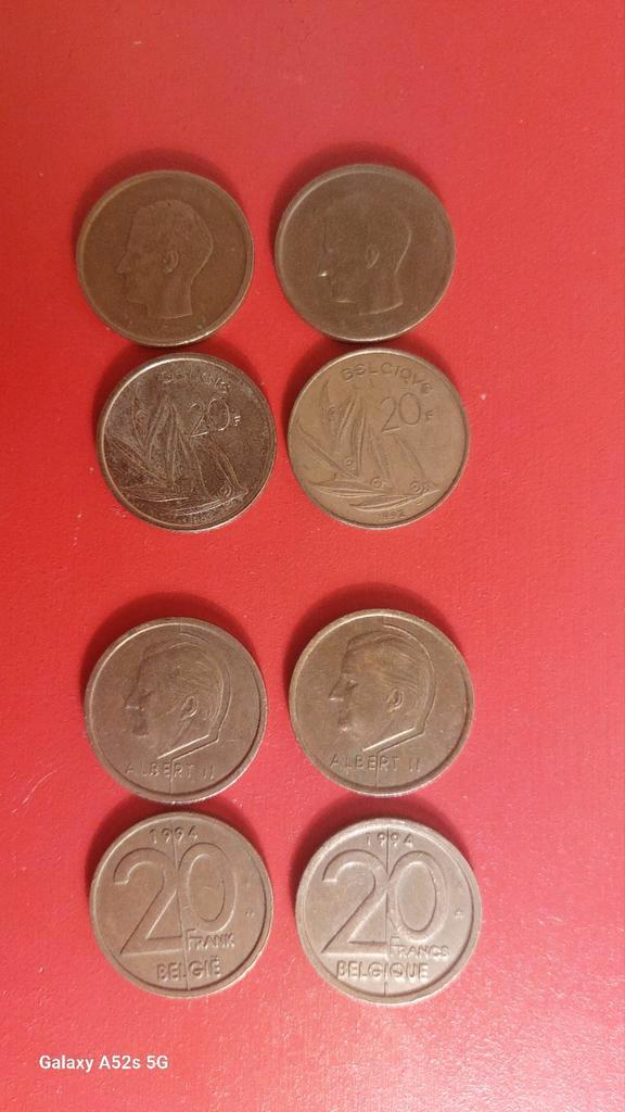 Anciennes pièces belges., Timbres & Monnaies, Monnaies | Belgique, Monnaie en vrac, Métal, Enlèvement ou Envoi