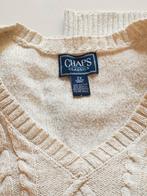 Pull Chaps pailleté blanc/beige – Taille 2X –, Taille 42/44 (L), Autre, Comme neuf, Blanc