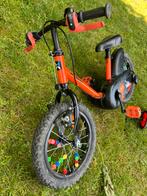Kinderfiets decathlon 14 inch, Fietsen en Brommers, Ophalen, Zo goed als nieuw, Minder dan 16 inch, Zijwieltjes