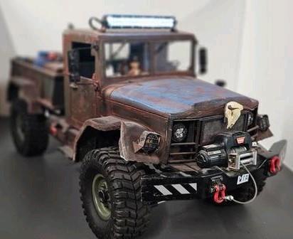 Camion militaire Cross RC 1/10 – scale crawler full métal, Hobby & Loisirs créatifs, Modélisme | Radiocommandé & Téléguidé | Voitures