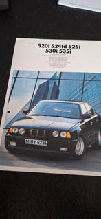 Folder BMW 5 reeks 1987, Boeken, Auto's | Folders en Tijdschriften, Ophalen of Verzenden, Zo goed als nieuw, BMW