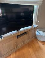 TV kast, Ophalen, Eikenhout, 50 tot 100 cm, Zo goed als nieuw