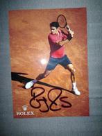 Origineel gesigneerde tennis foto's van Federer en Sampras, Verzamelen, Ophalen of Verzenden, Nieuw, Spelerskaart