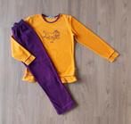 Paars-mosterdgele tweedelige pyjama van Woody  10-12 jaar, Kinderen en Baby's, Kinderkleding | Maat 140, Ophalen of Verzenden