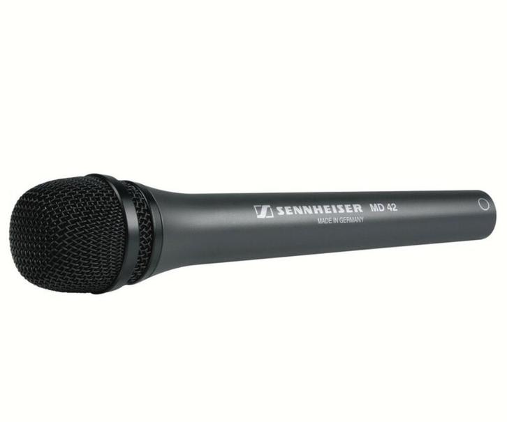 Sennheiser MD-42 Reporter Microfoon, Audio, Tv en Foto, Professionele apparaten, Zo goed als nieuw, Audio, Ophalen