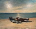 Schilderij Bootjes op het Strand, Ophalen