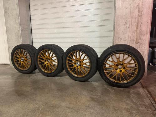 Jantes BBS 245/40 R19 Dorées avec Pneus Neufs, Auto-onderdelen, Banden en Velgen, Banden en Velgen, 19 inch, 245 mm, Nieuw, Ophalen