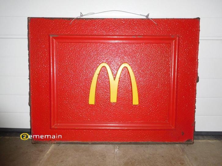 Vintage Mac Donalds, Verzamelen, Merken en Reclamevoorwerpen, Gebruikt, Reclamebord, Ophalen of Verzenden
