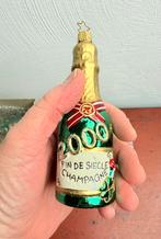 Vintage glazen INGE-GLAS Kerstballen Champagnefles, Diversen, Kerst, Ophalen of Verzenden, Zo goed als nieuw